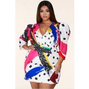 L'ATISTE Flashback 80's Dress - FREE SHIPPING